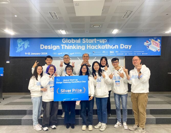 PTIT Multimedia Students Win Silver Award at Global Startup Design Thinking Competition