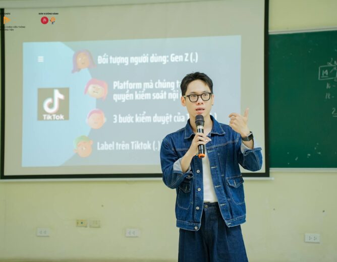 Chuyên đề “Sáng tạo nội dung số trên nền tảng TikTok” tại Trường hè Đa phương tiện 2024